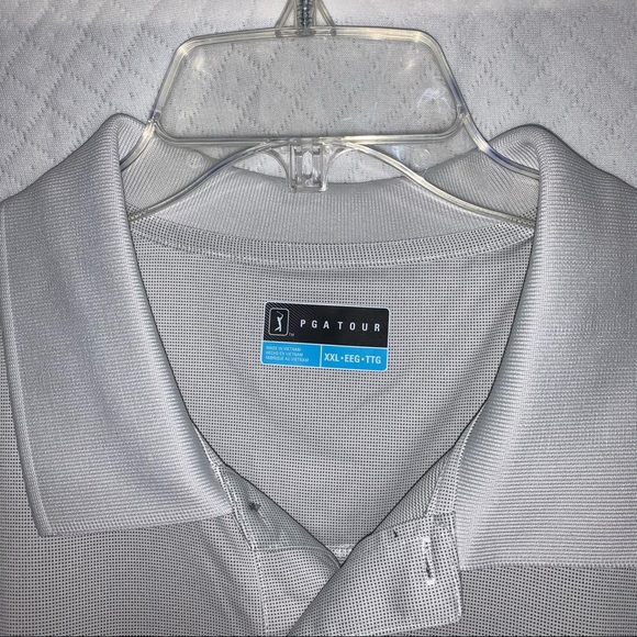 PGA TOUR NWT XXL gray men’s polo - Picture 2 of 8
